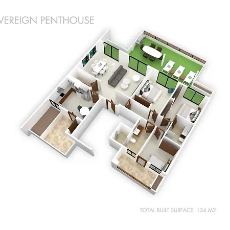 Vacation I The Sovereign Penthouse, Large Communal Pool, 24h Security, 5min To Puerto Banus *